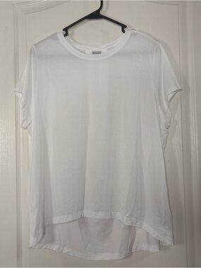 Athleta White Short Sleeve Tee
